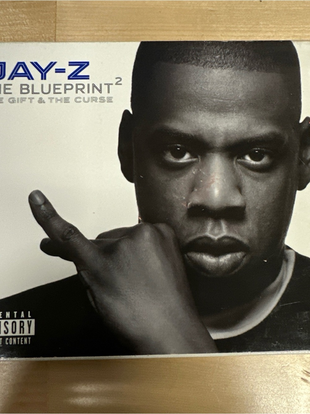 Source Unknown Jay-Z The Blueprint² CD Cover - Black & White